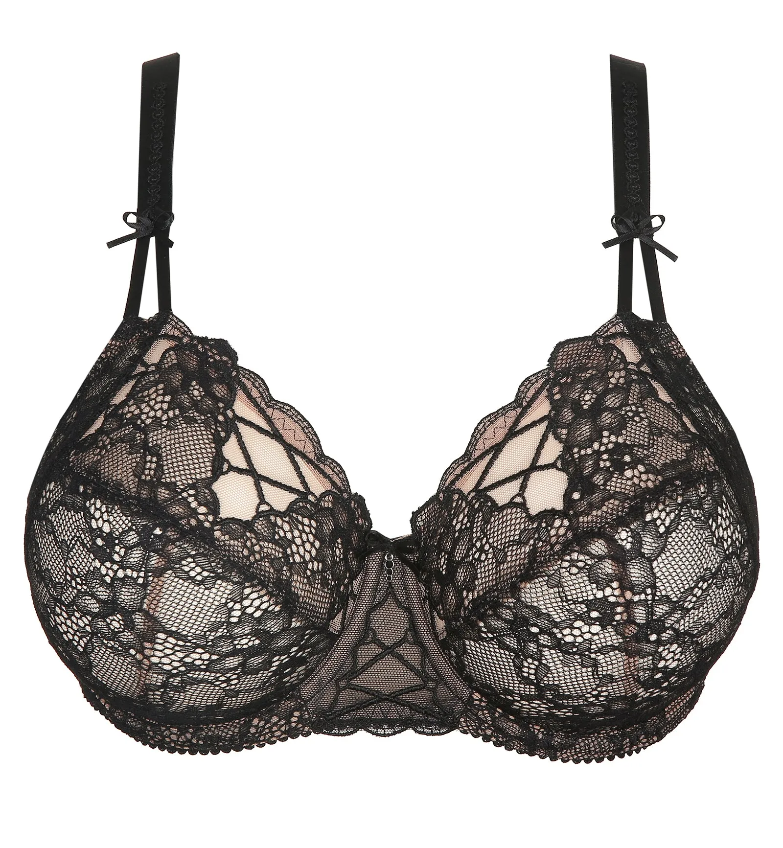 Full Cup Underwire Bra by PrimaDonna in Black