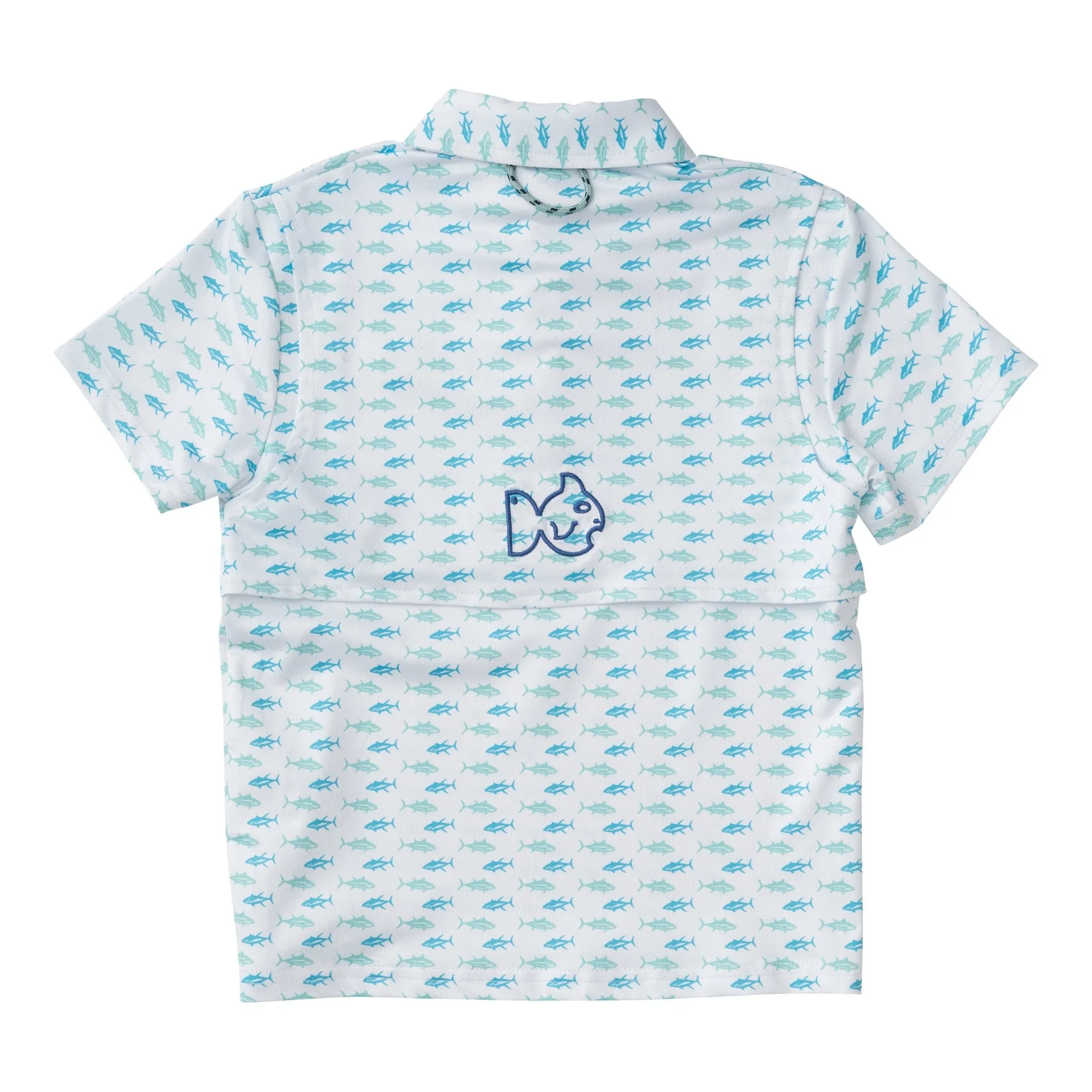 Pro Performance Polo in Twin Tuna Print