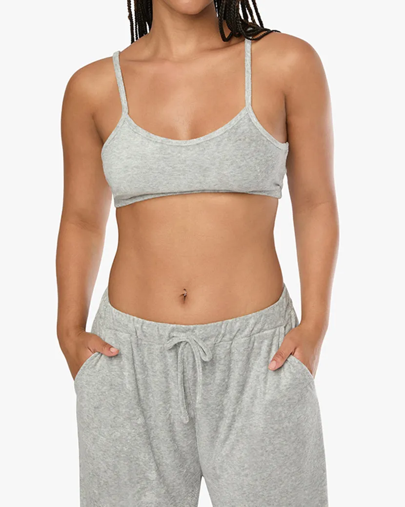 Pull On Bra | Light Heather Grey