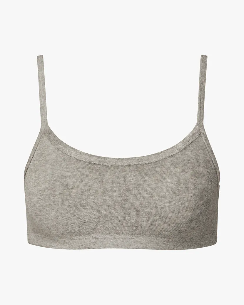 Pull On Bra | Light Heather Grey