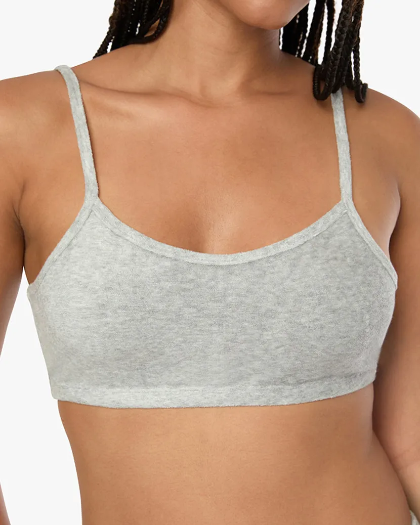 Pull On Bra | Light Heather Grey