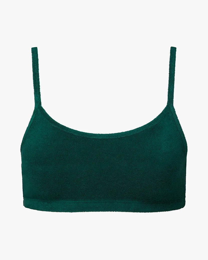 Pull On Bra | Vintage Green