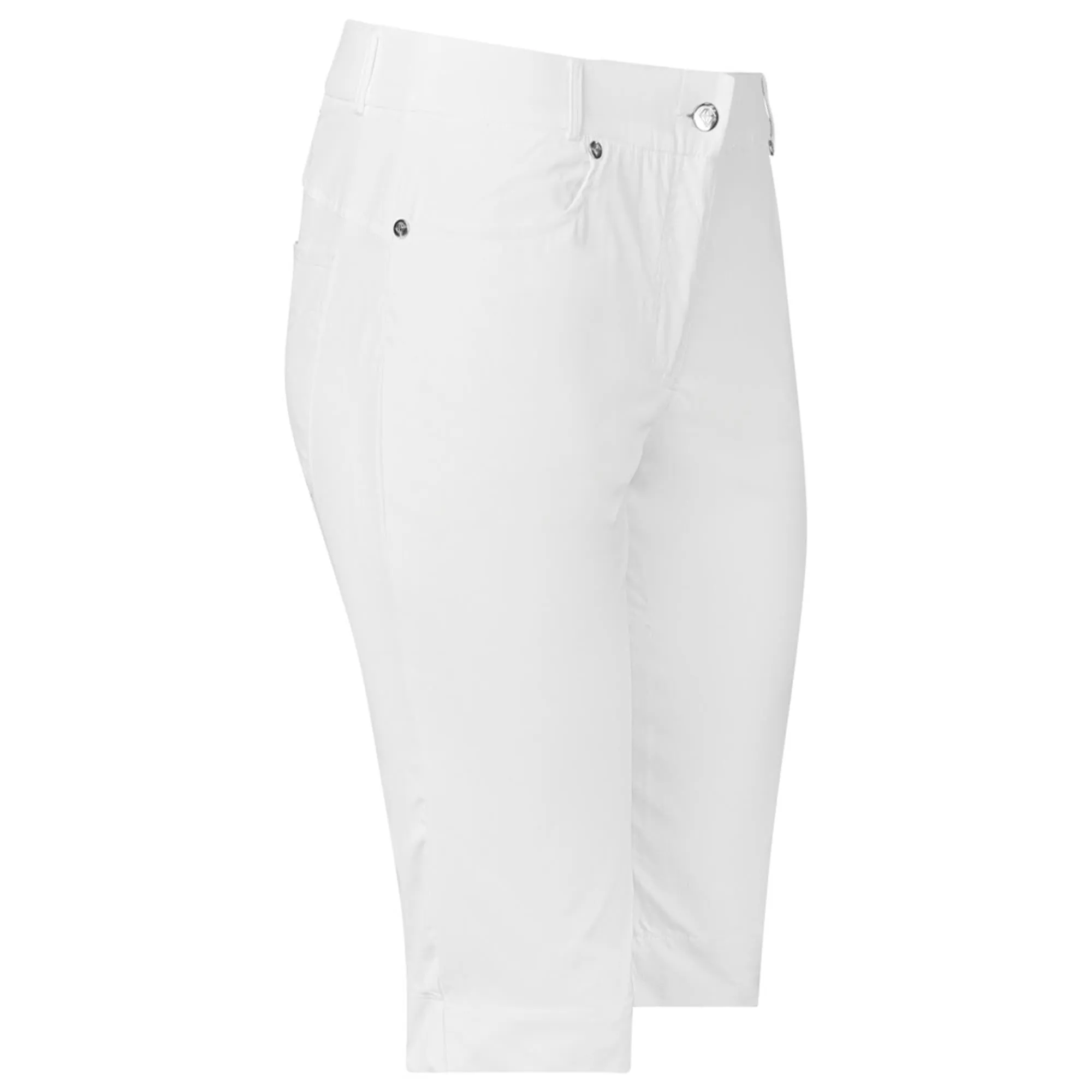 White 60CM Ladies Golf Bermuda Shorts from Pure Golf