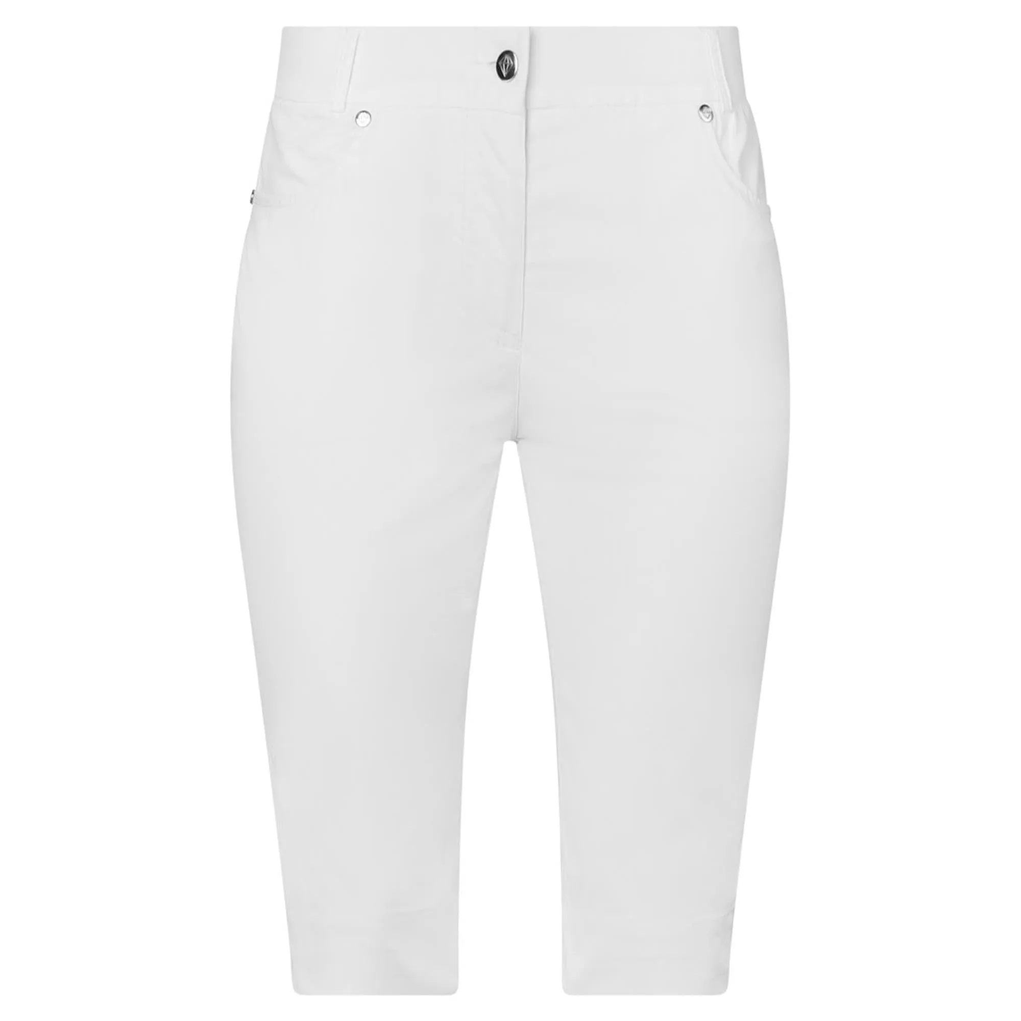 White 60CM Ladies Golf Bermuda Shorts from Pure Golf