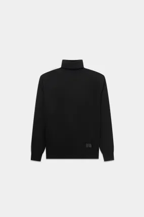 Q-Series Regular Fit Fine Knit Turtleneck Jet Black