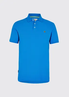 Quinlan 4-way Stretch Polo - Greek Blue