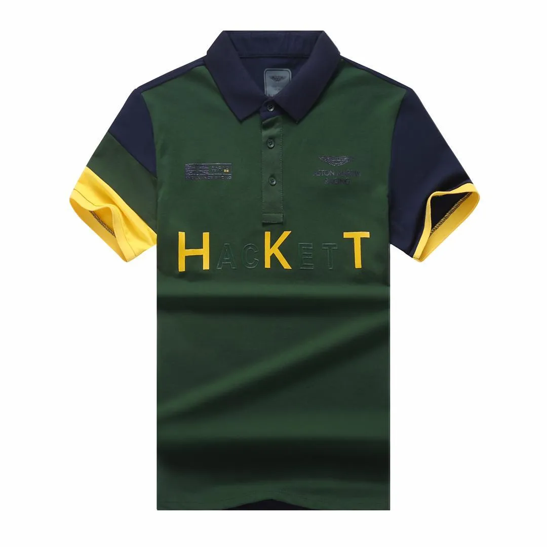 Racing Polo Green/Yellow