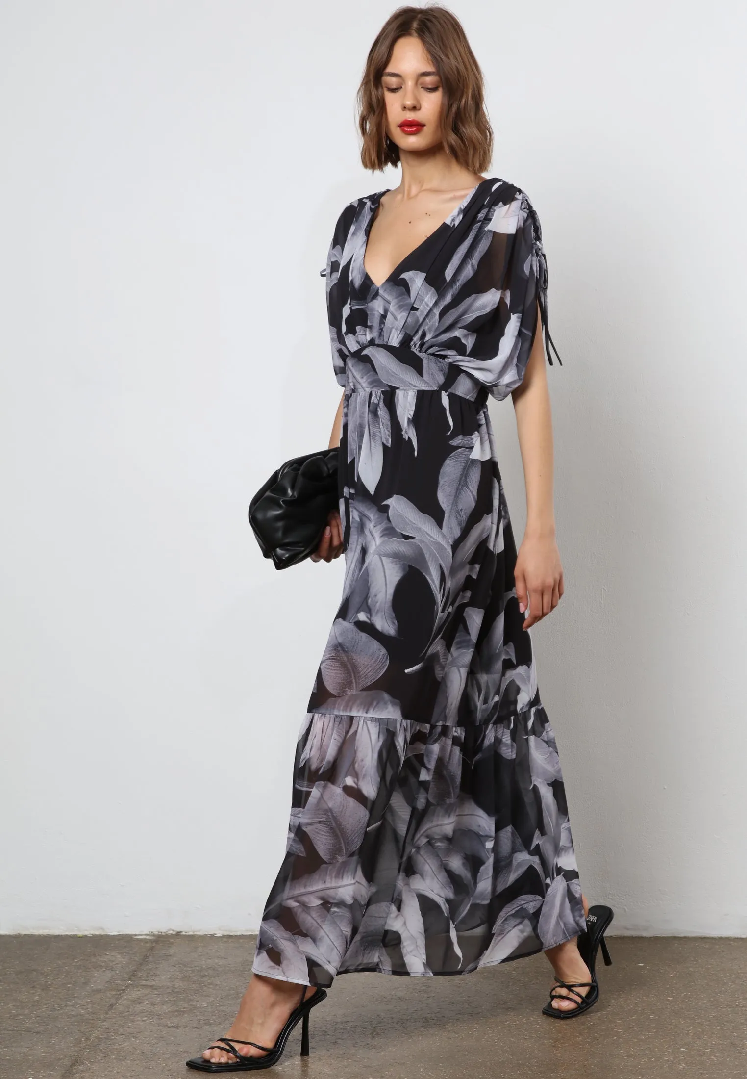 RADIANT MAXI DRESS BOTANIC BLACK