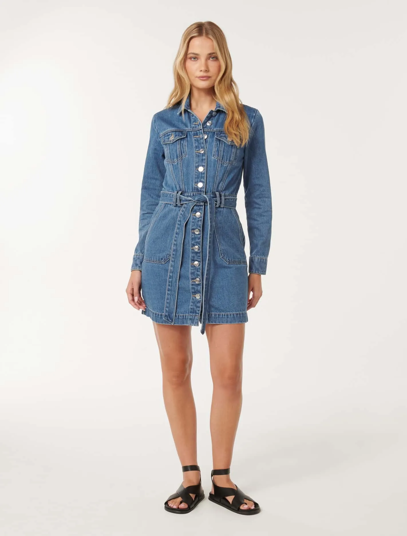 Raelyn Denim Dress