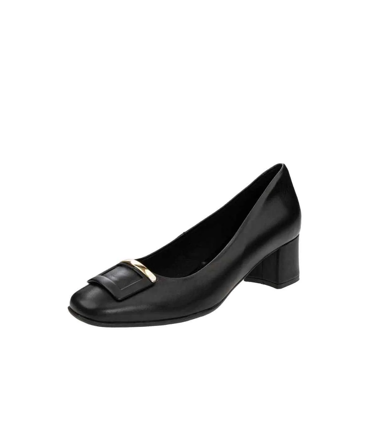 Ragazza Leather Heels- Black 043