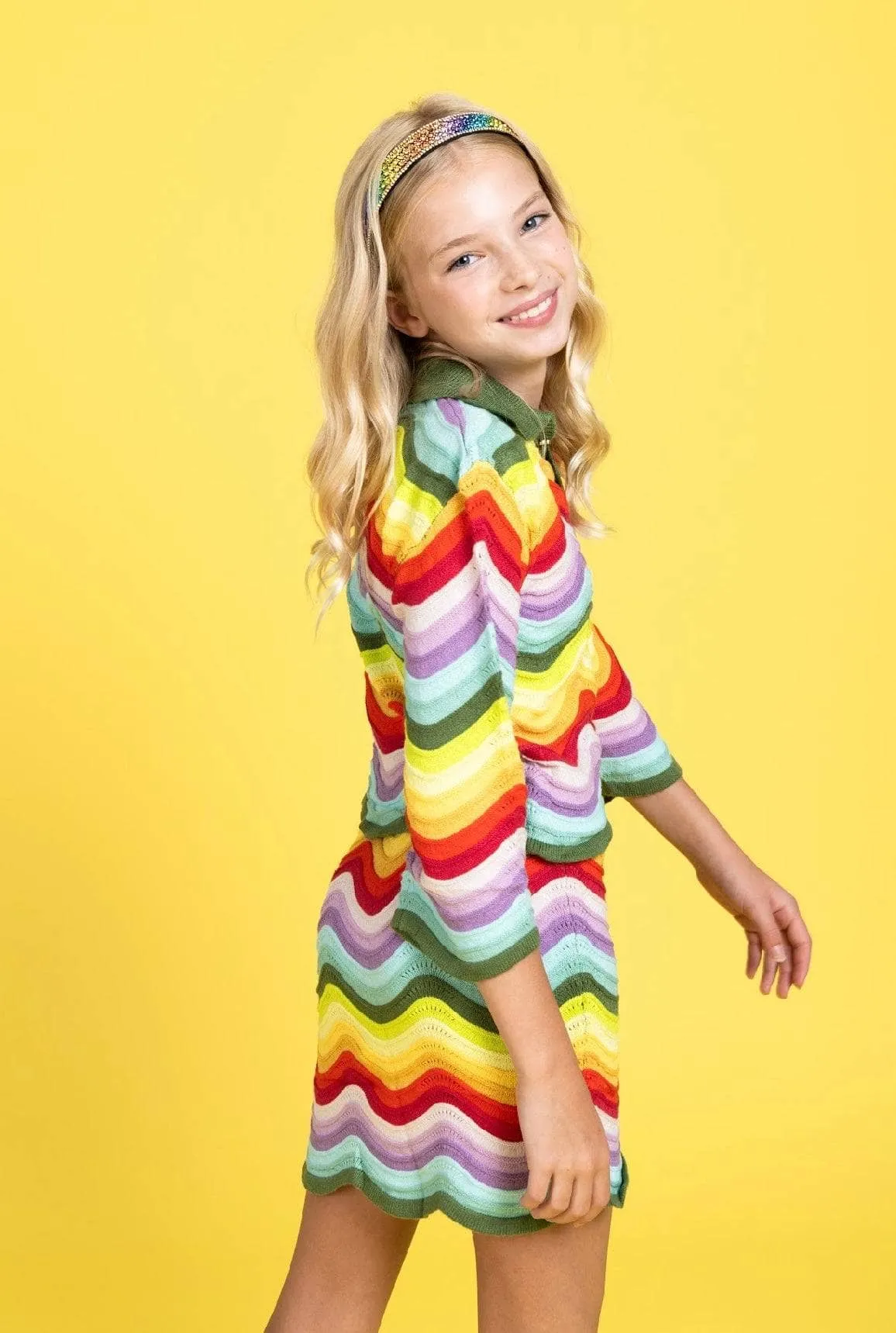 Rainbow Bright Knit Set