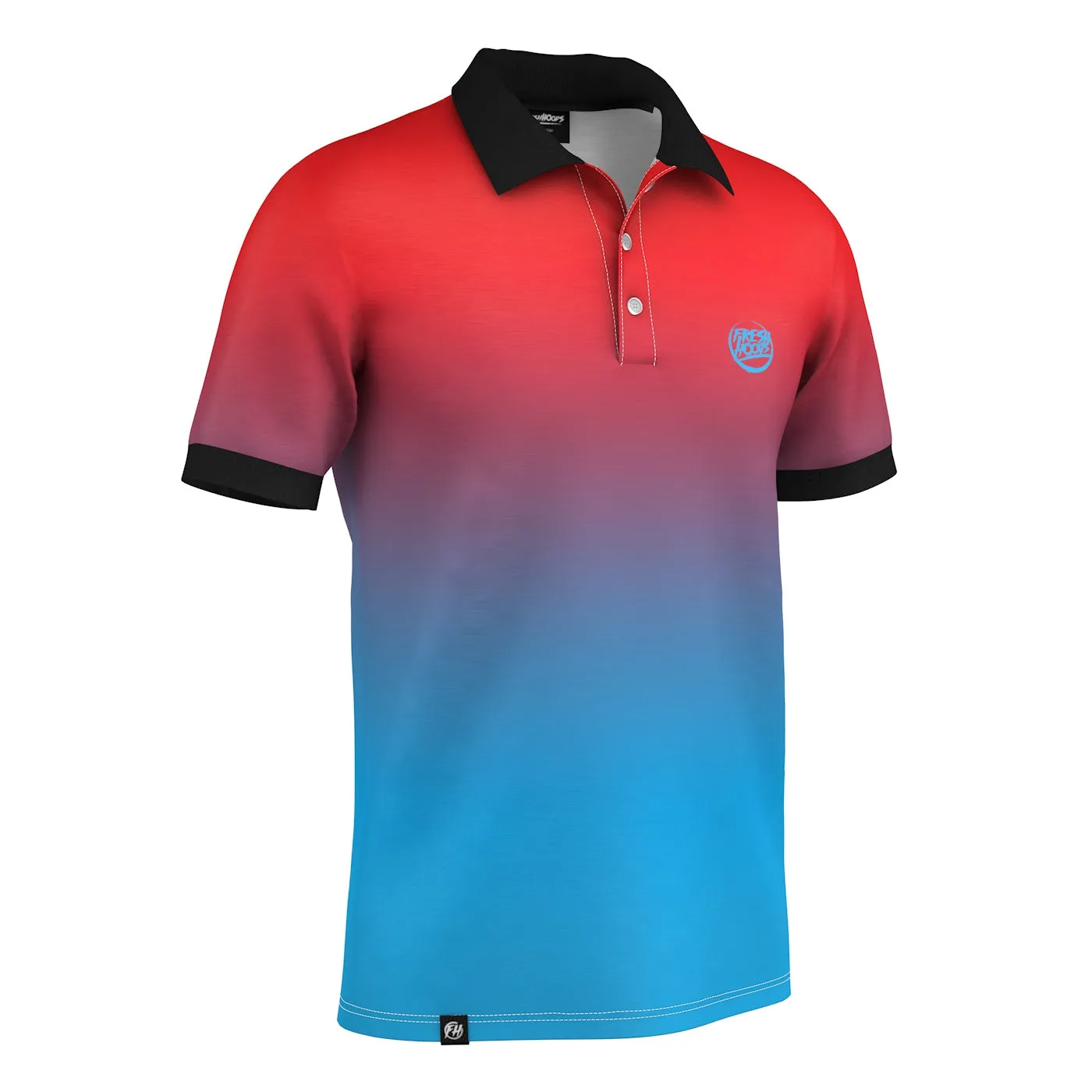 Red Blue Polo Shirt