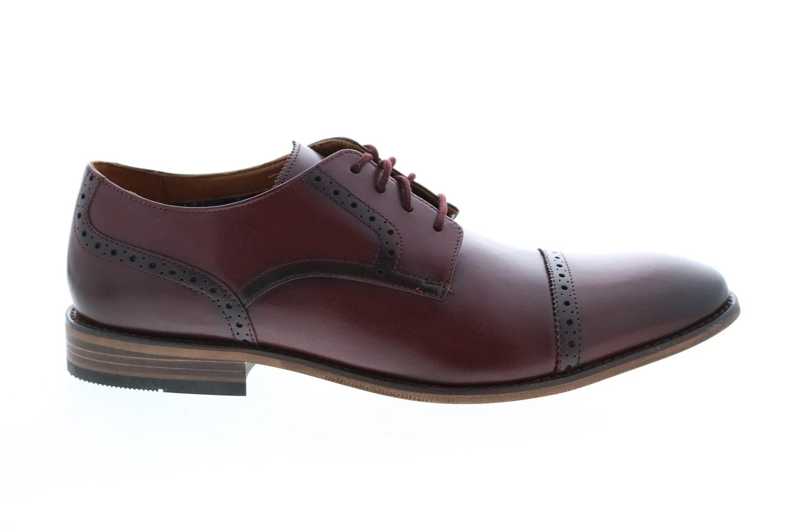 Red Cap Toe Oxfords for Men by Bostonian