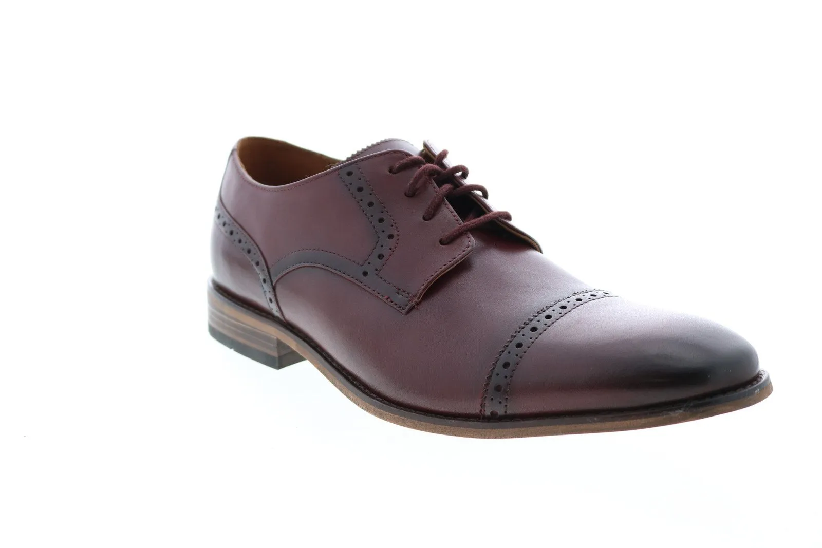 Red Cap Toe Oxfords for Men by Bostonian