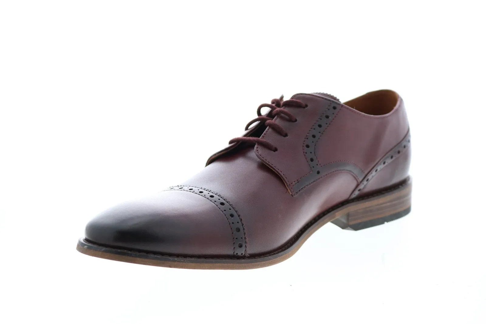 Red Cap Toe Oxfords for Men by Bostonian