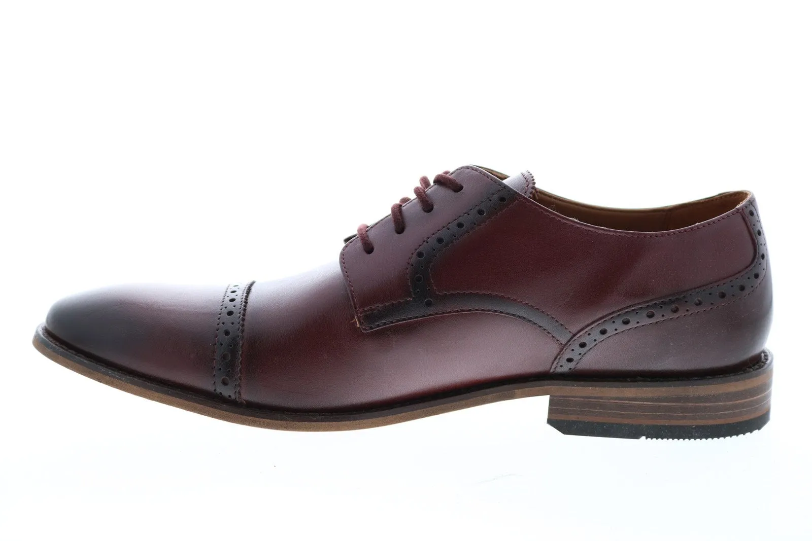 Red Cap Toe Oxfords for Men by Bostonian