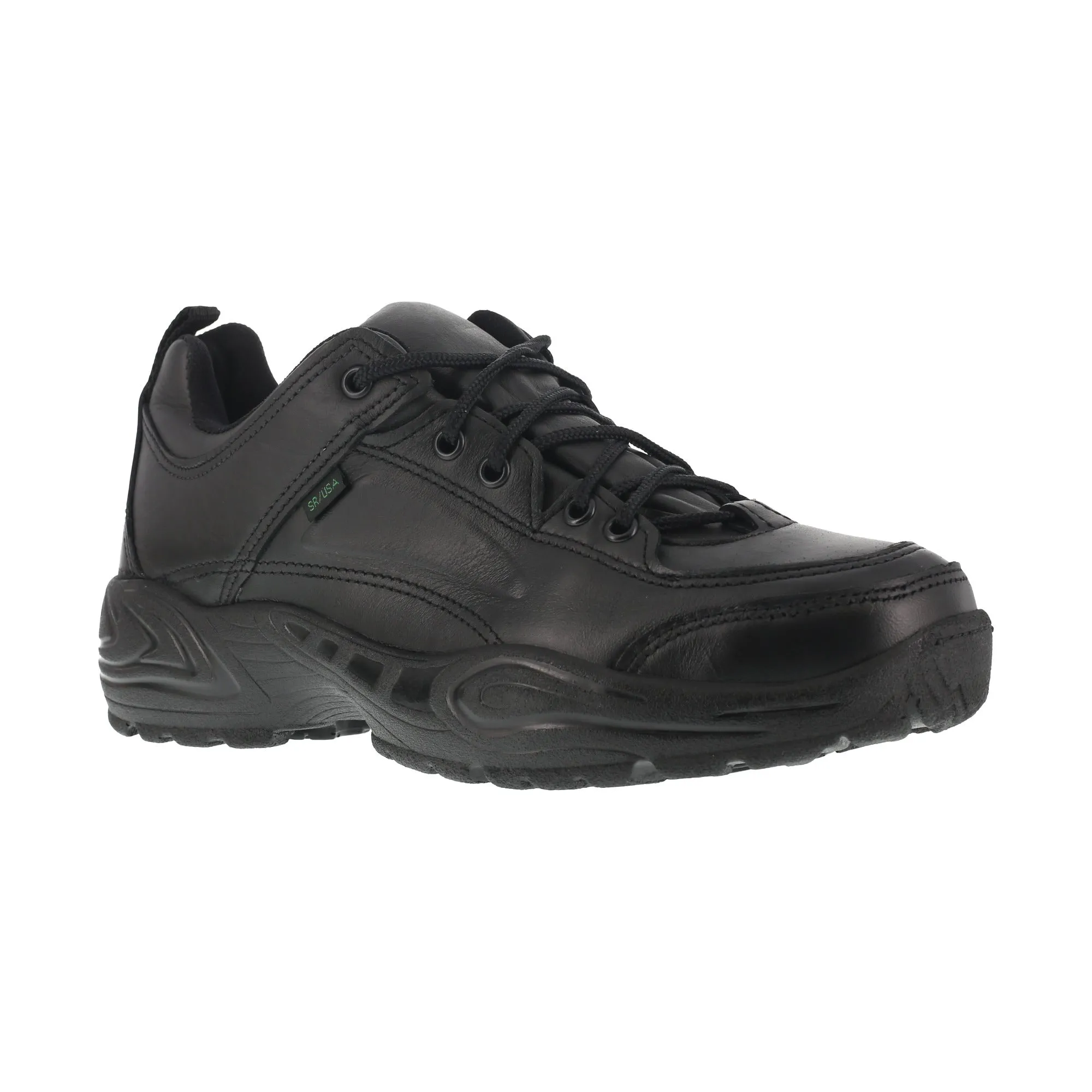 Reebok Black Leather Postal Express Goretex Work Oxford Shoes for Men