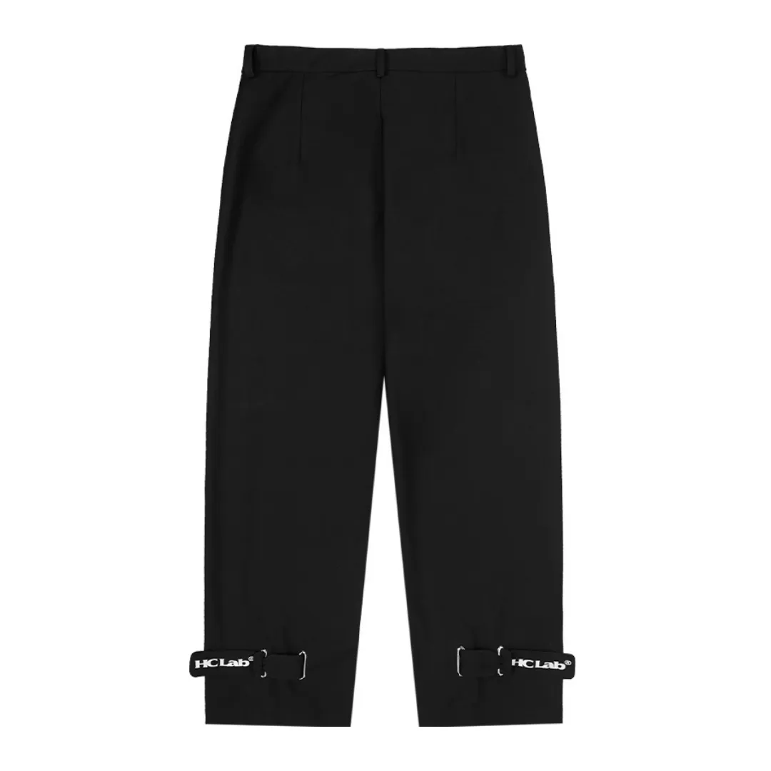 Removable Streamer Straight Trousers