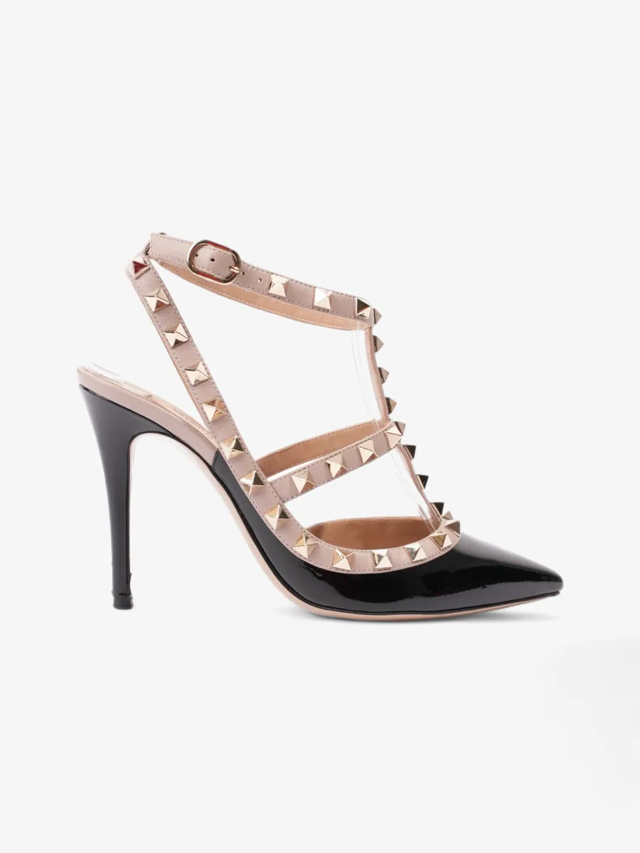 Rockstud Heels Black / Nude Patent Leather EU 35.5 UK 2.5