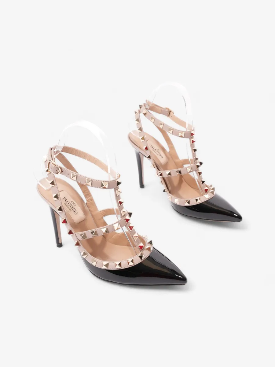 Rockstud Heels Black / Nude Patent Leather EU 35.5 UK 2.5