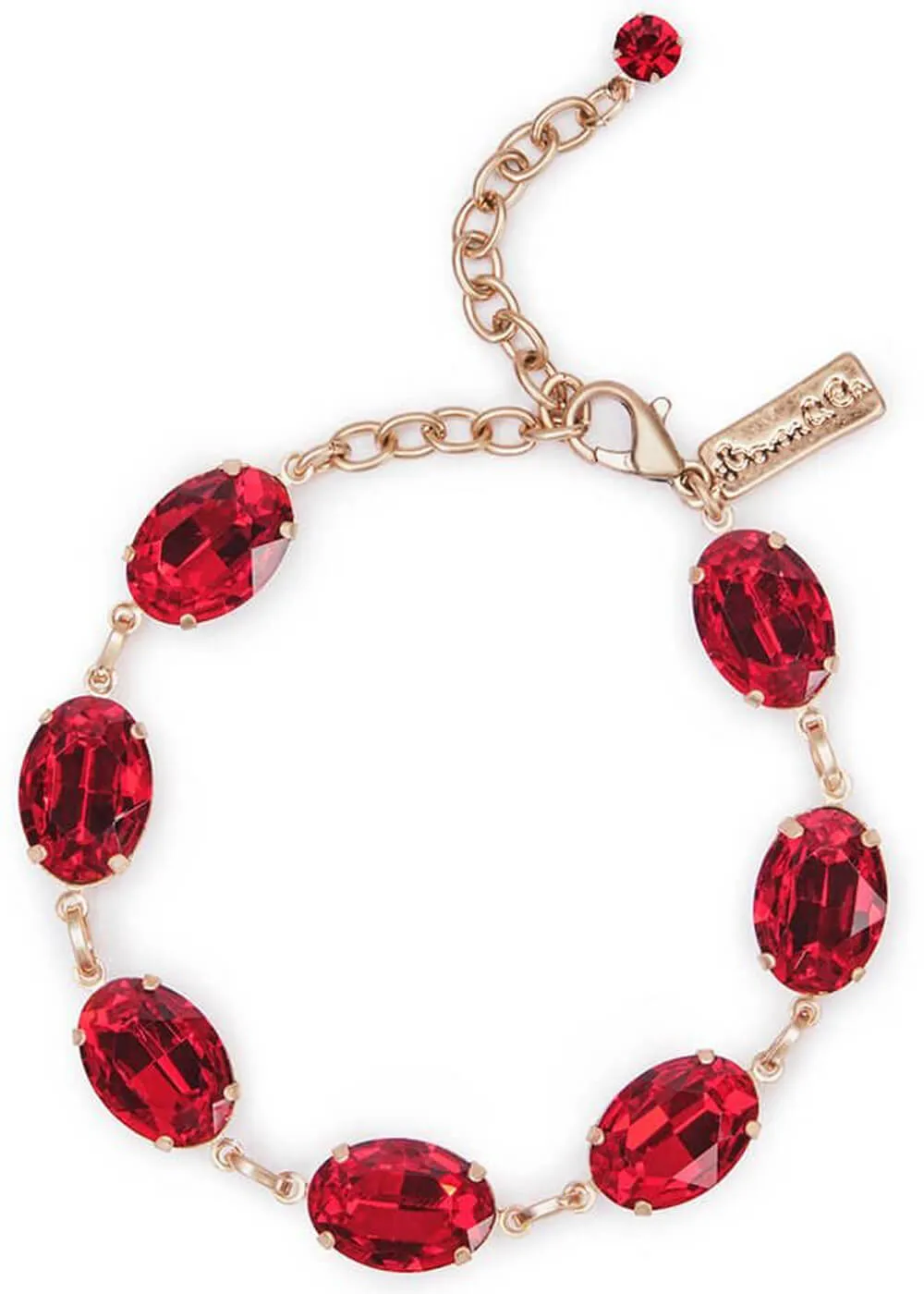 Love Vintage Elizabeth Bracelet Ruby Red