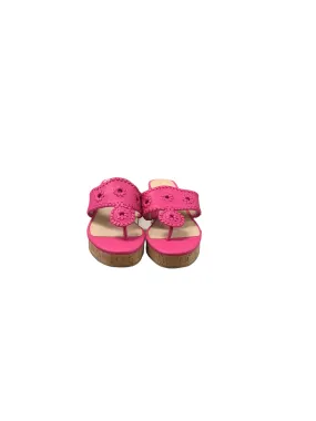 Sandals Heels Wedge By Jack Rogers In Pink, Size: 5