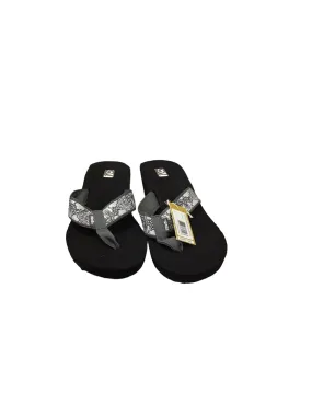 Sandals Heels Wedge By Teva In Black, Size: 12