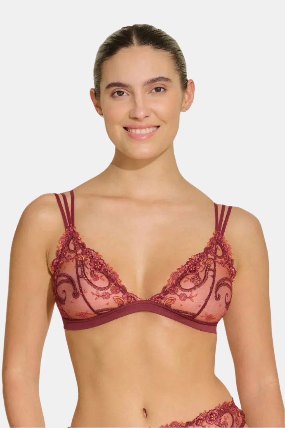 Sanika Triangle Bra in Vin Brule