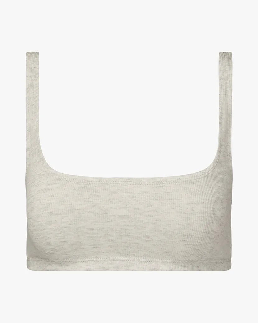 Scoop Bra | Heather Grey (V2)