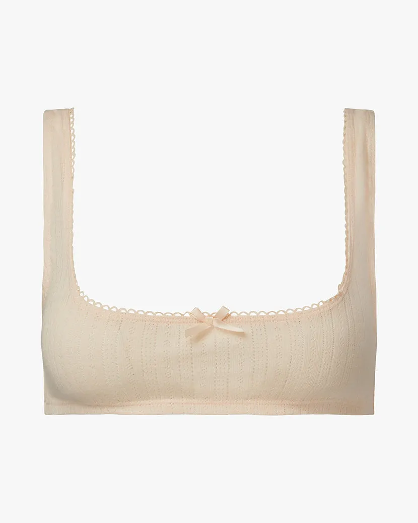 Scoop Bra | Peach