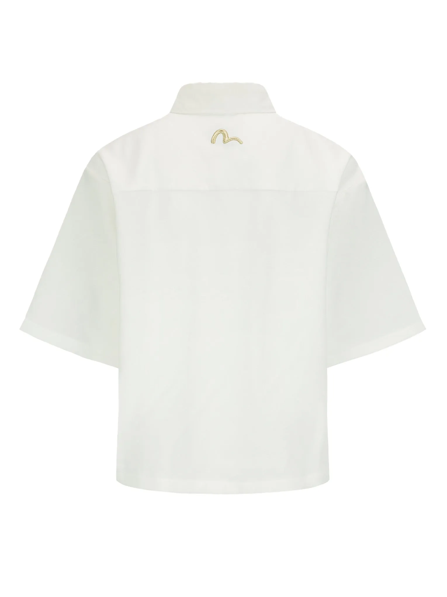 Seagull Embroidery Loose-fit Shirt