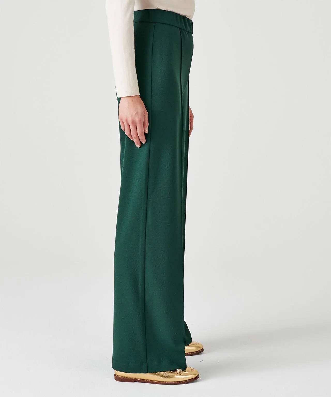 Secret Stretch Wide-Leg Comfort Fit Trousers