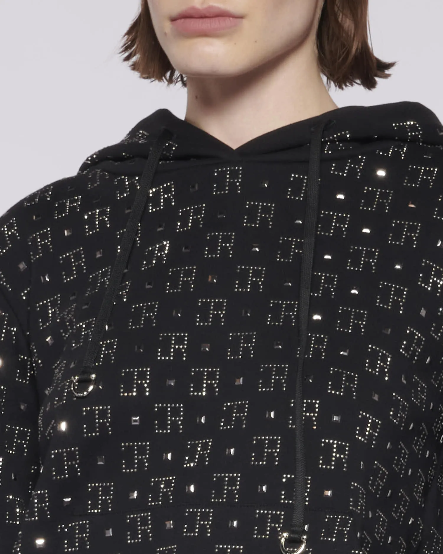 SEQUIN LOGO SWEATSHIRT