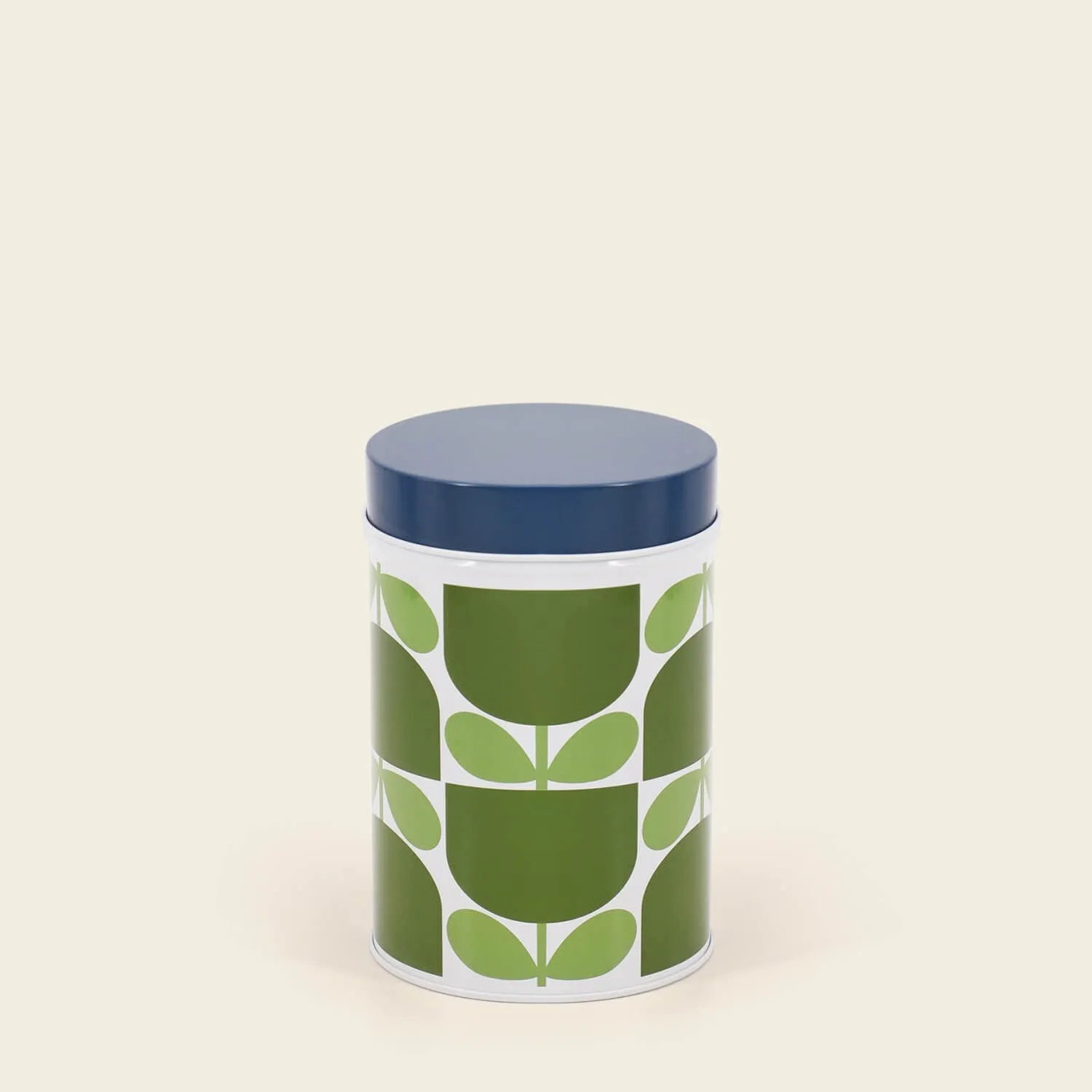 Set of 3 Nesting Canister Tins - Block Flower