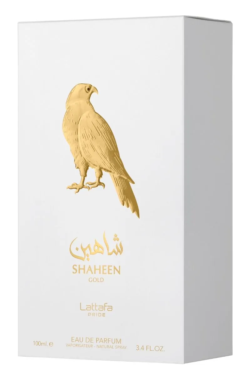 SHAHEEN Gold Eau de Parfum Spray - 3.4 oz by Lattafa Pride