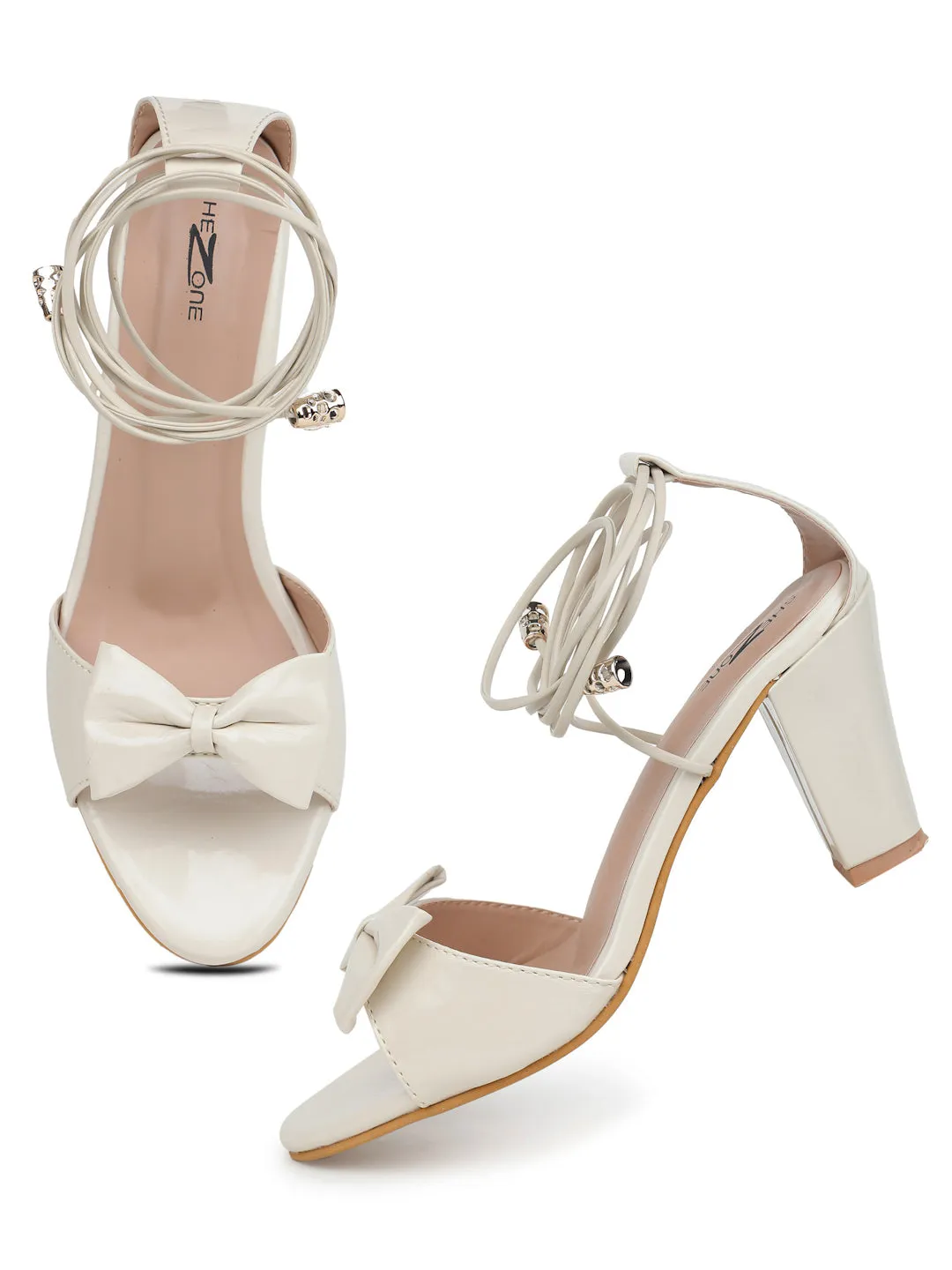 Shezone Cream Women Heels