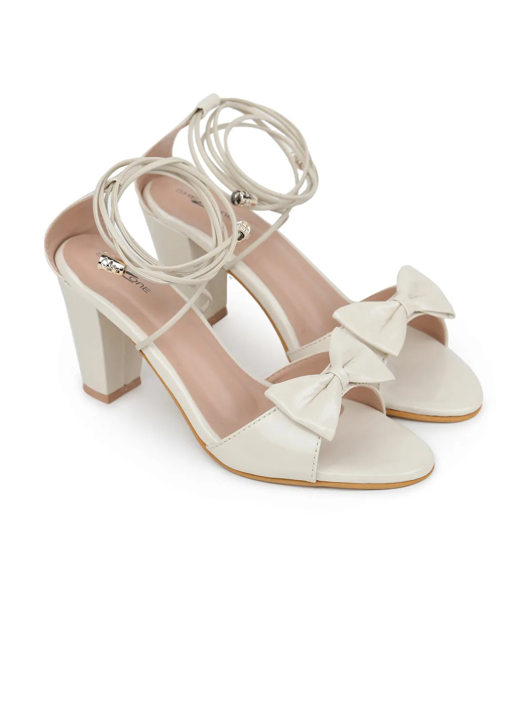 Shezone Cream Women Heels