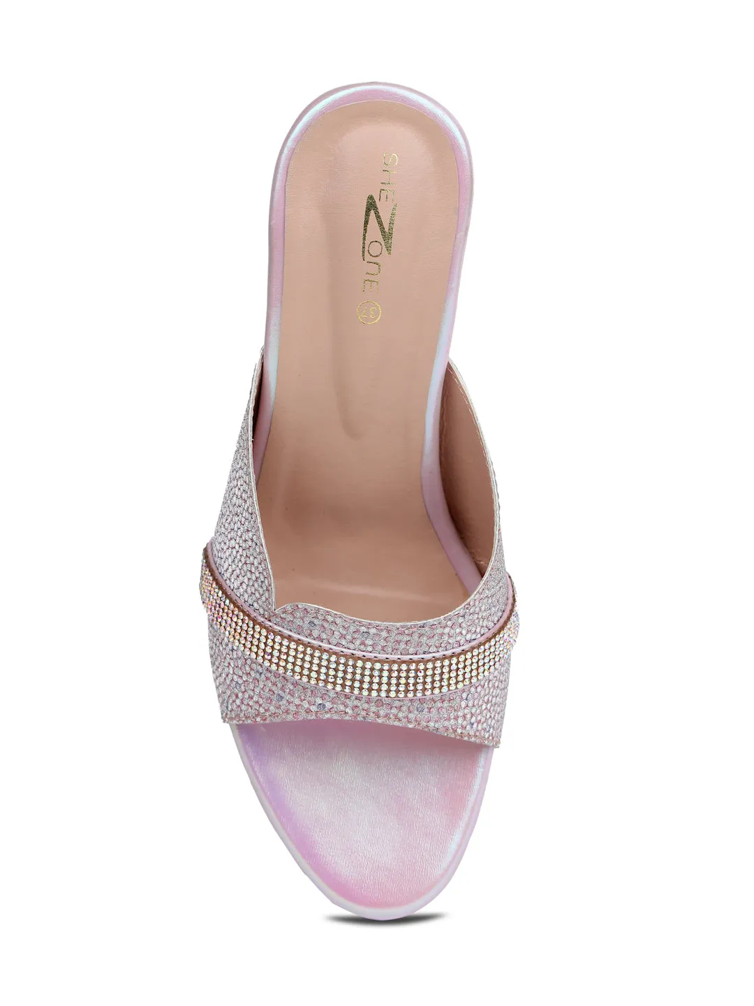 Shezone Pink Women Heels