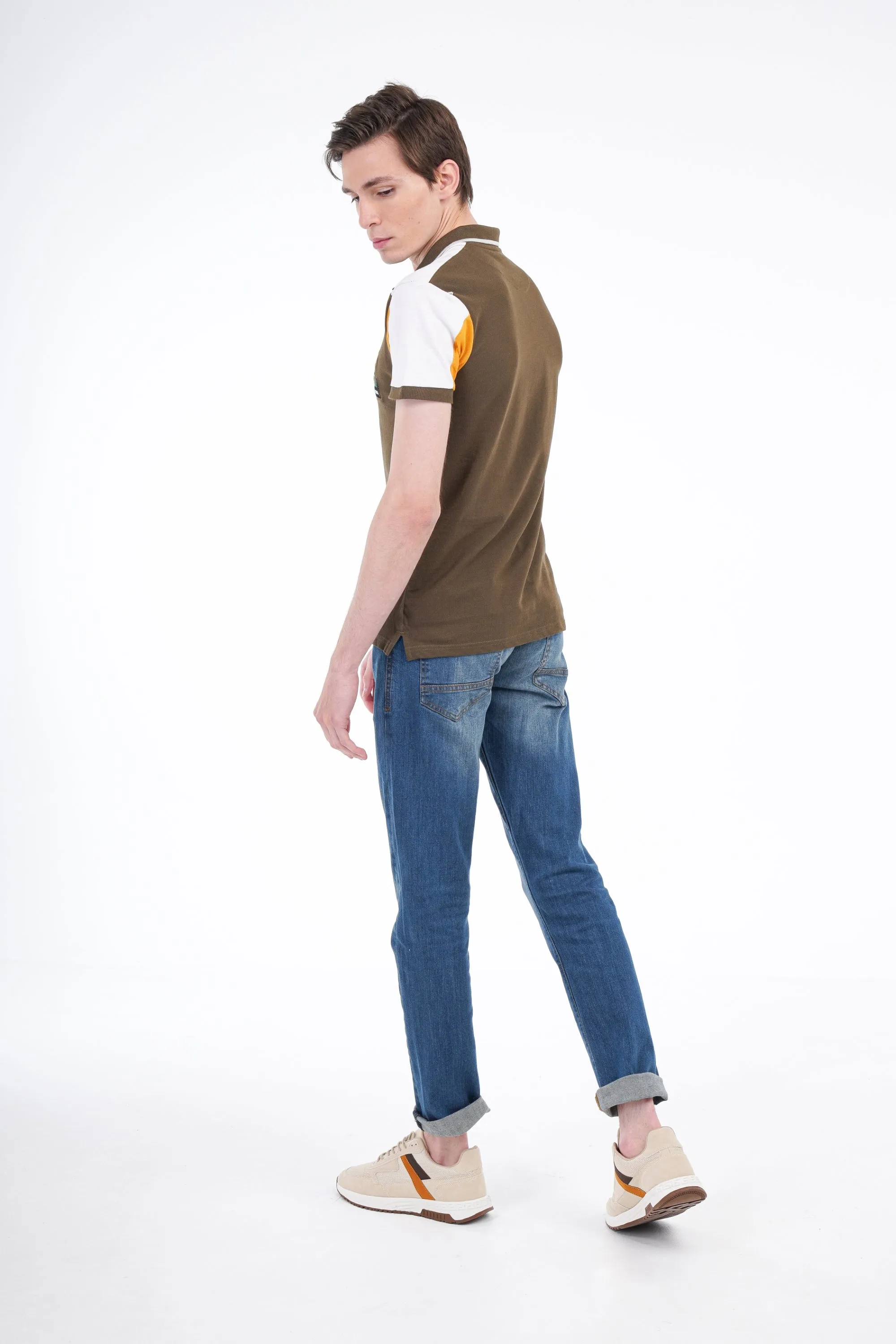 Shoulder Stripe Polo