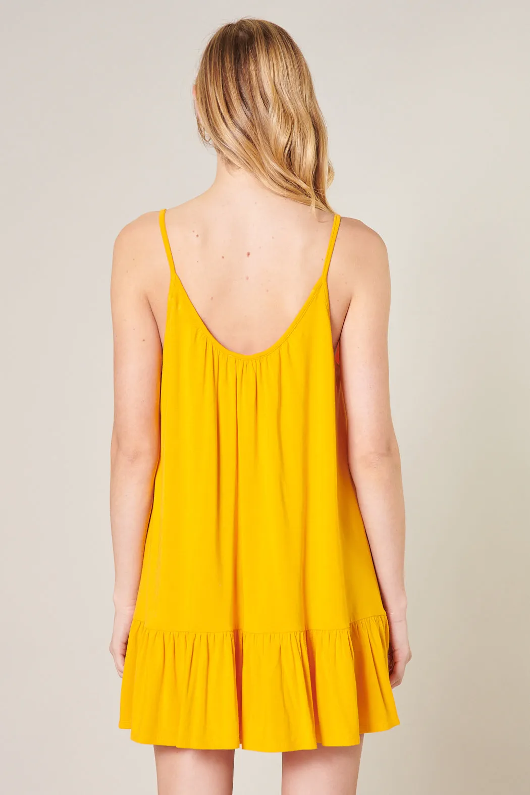 Sicily Trapeze Mini Tank Jersey Knit Dress