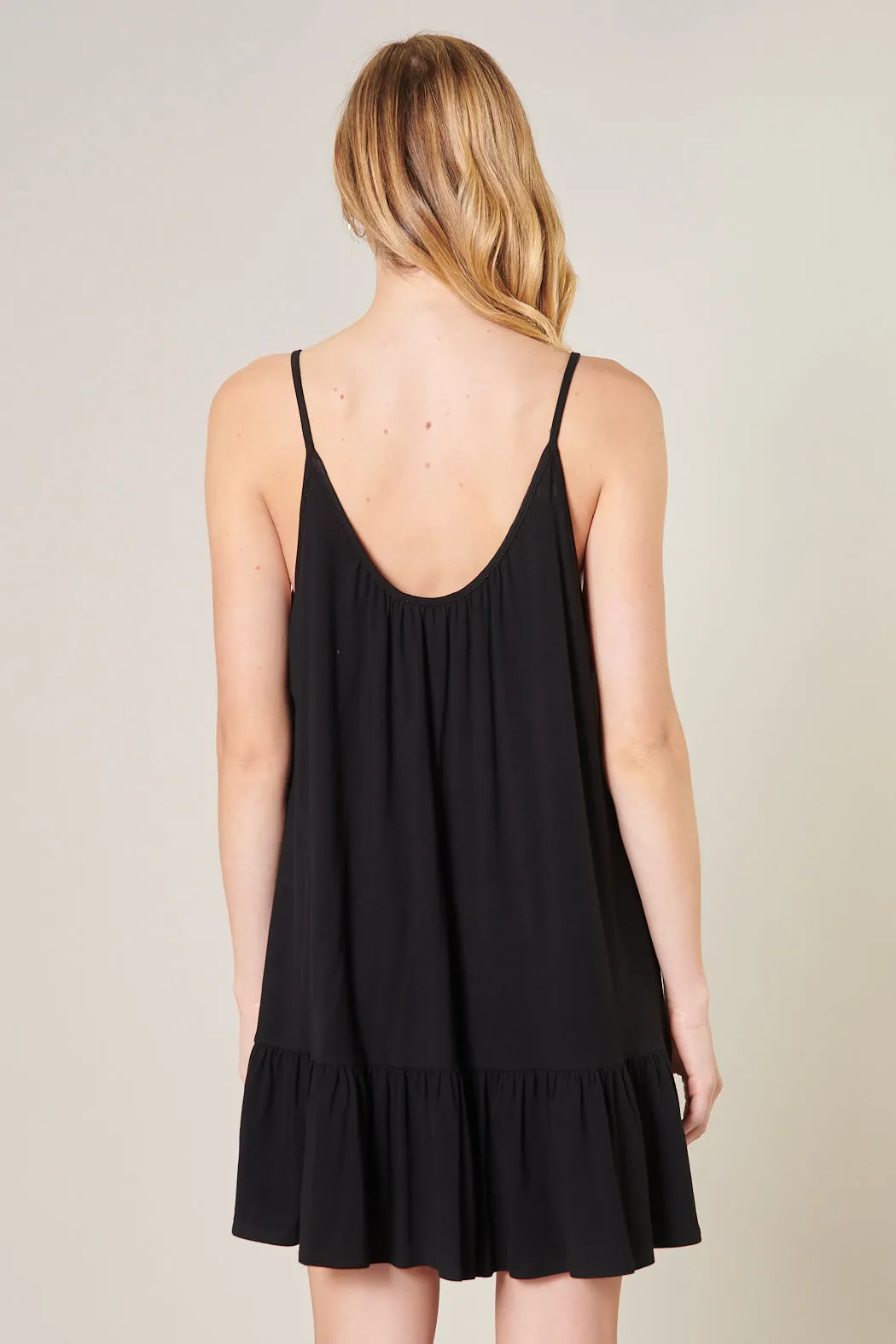 Sicily Trapeze Mini Tank Jersey Knit Dress