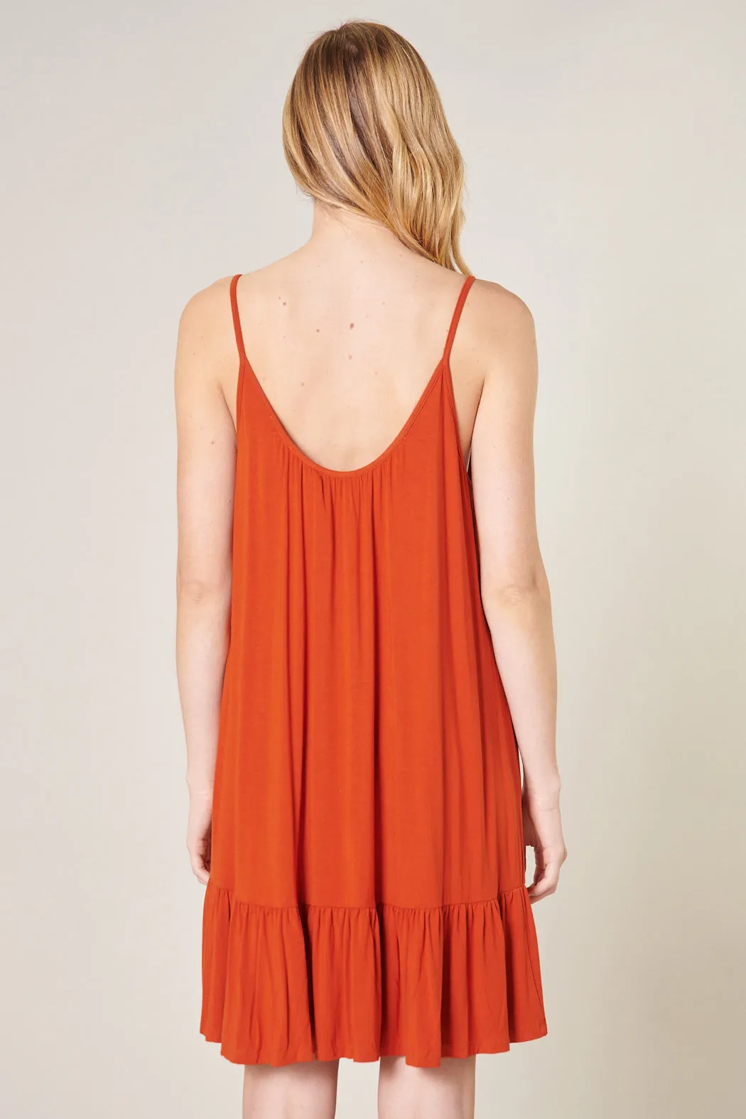 Sicily Trapeze Mini Tank Jersey Knit Dress