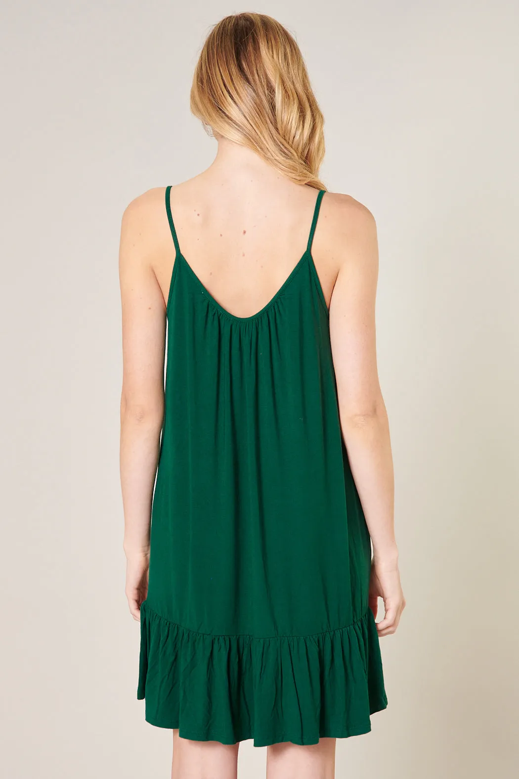 Sicily Trapeze Mini Tank Jersey Knit Dress