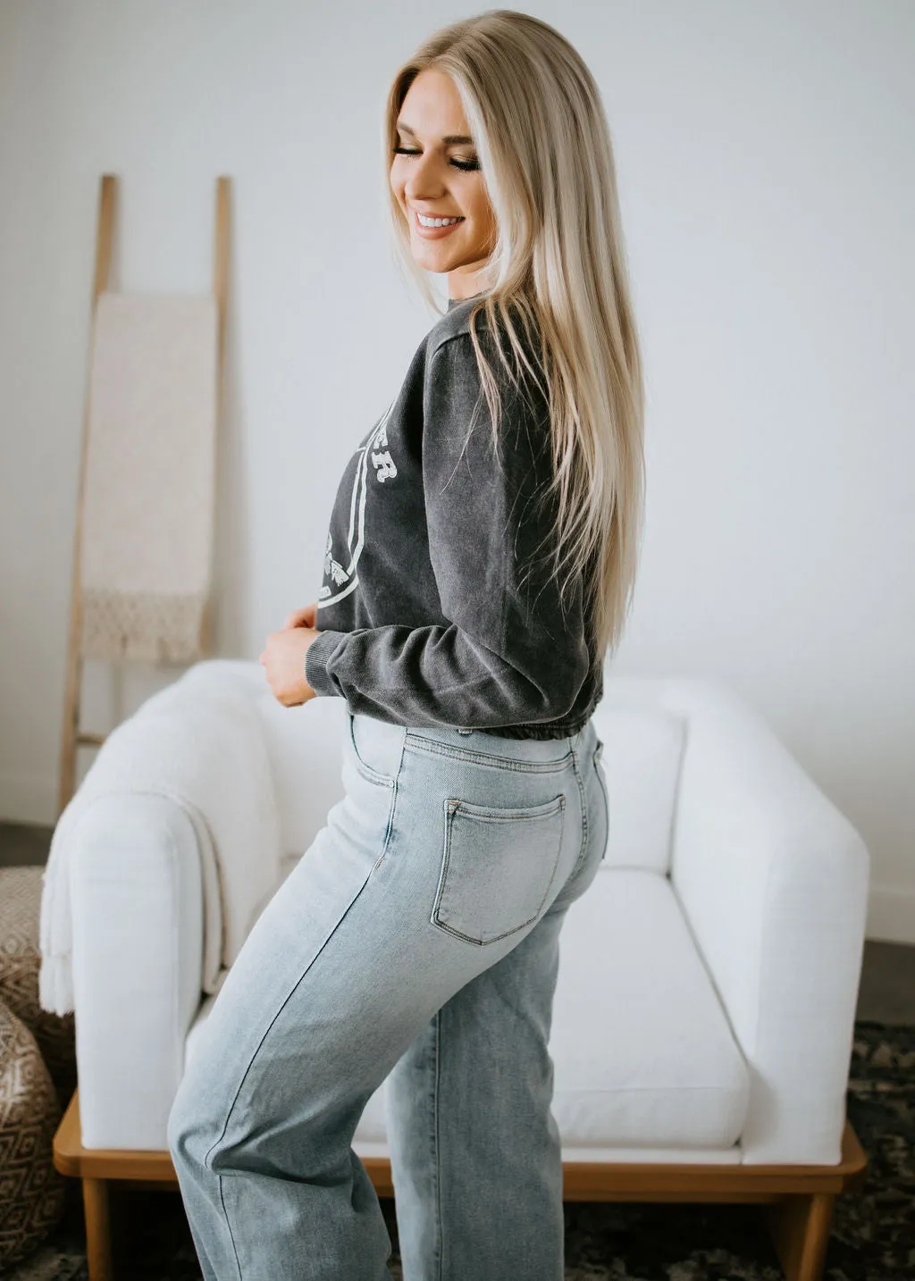 Six Shooter Cropped Sweatshirt