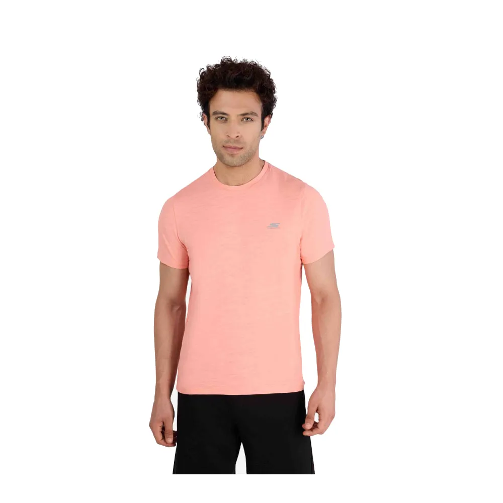 Men's Peach Jacquard Top