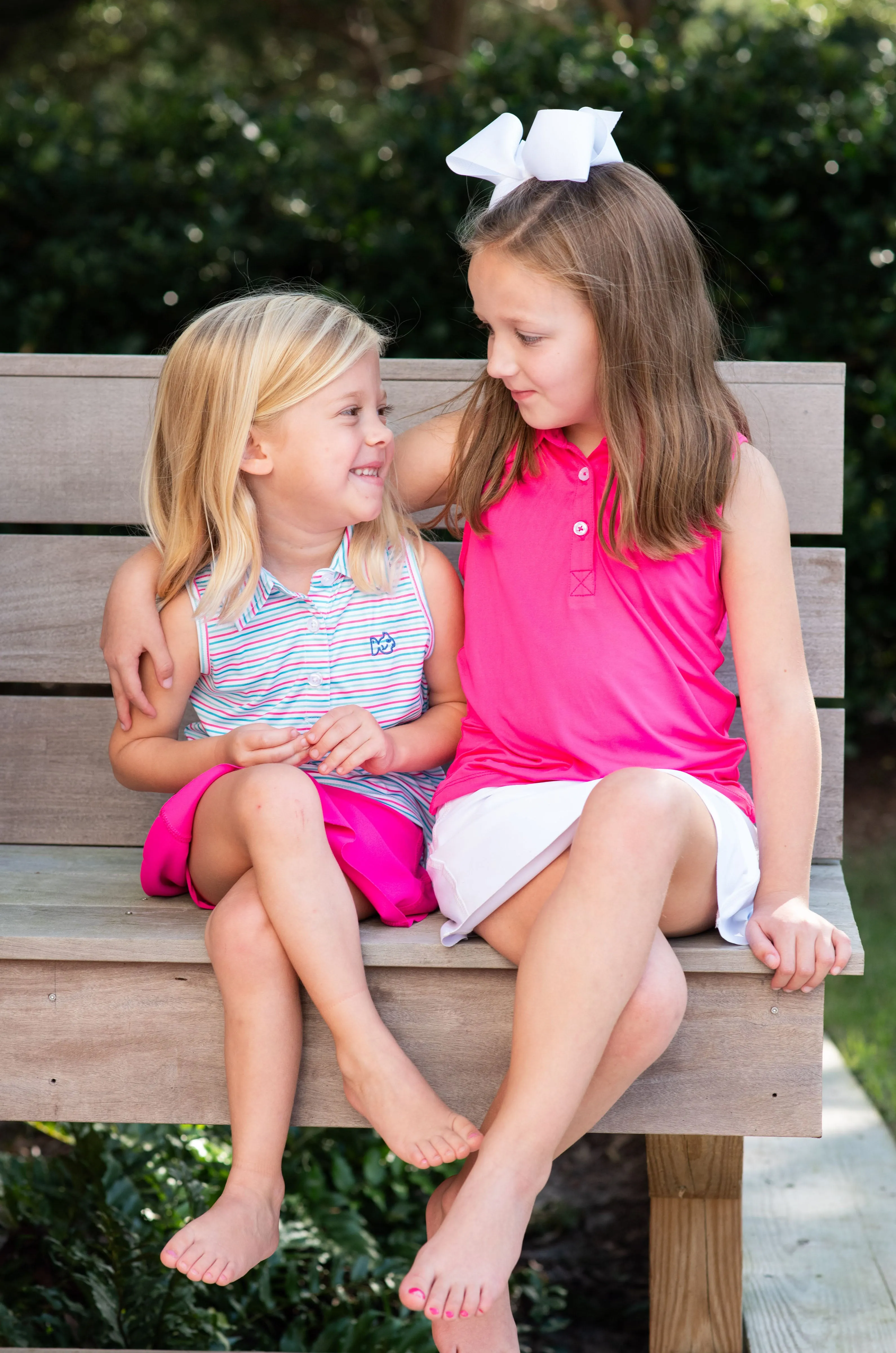 Sleeveless Pro Performance Polo in Cheeky Pink