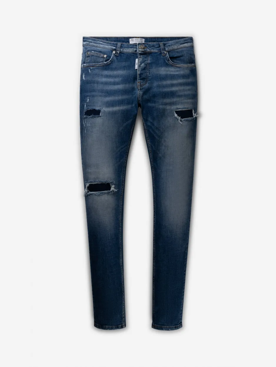 Slim Denim Jeans | Mid Blue