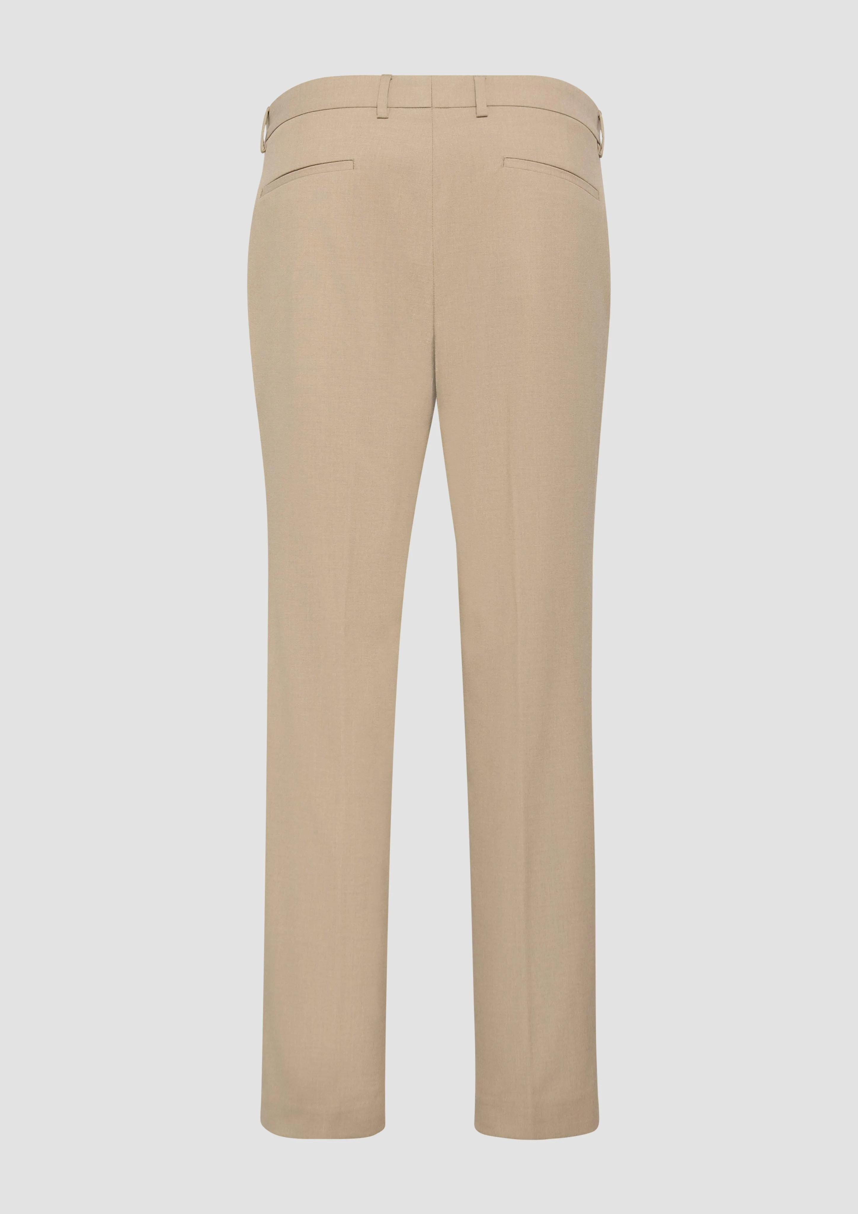 Slim fit: Viscose blend trousers