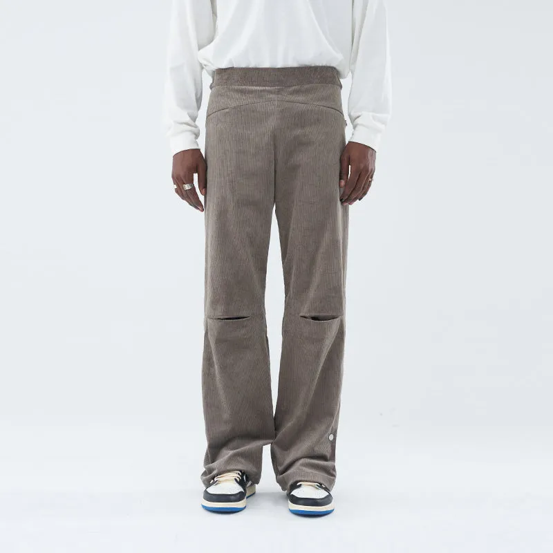 Snap Button Adjustable Trousers