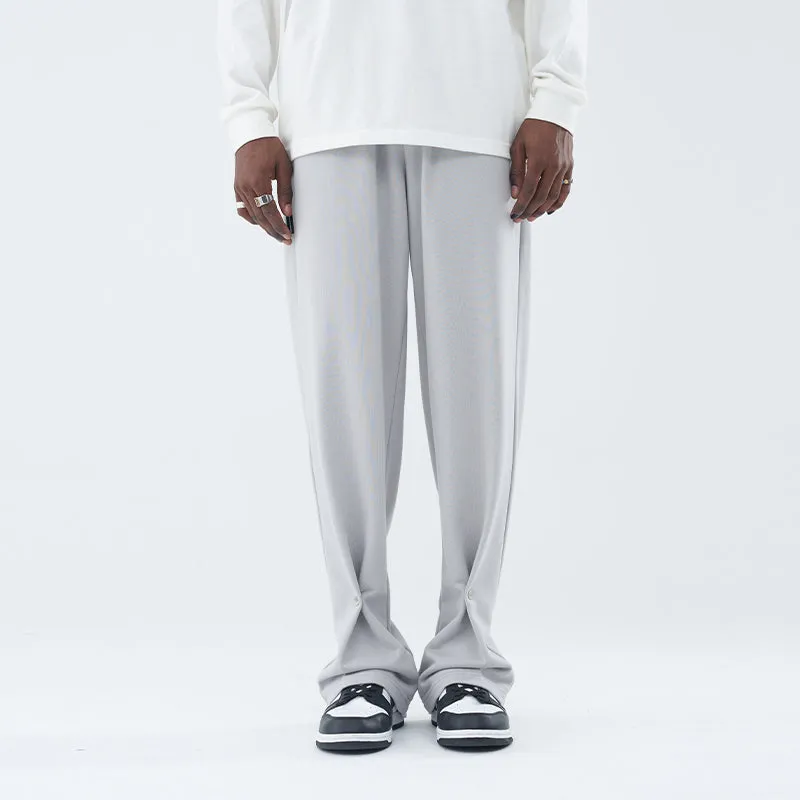 Snap Button Layered Trousers